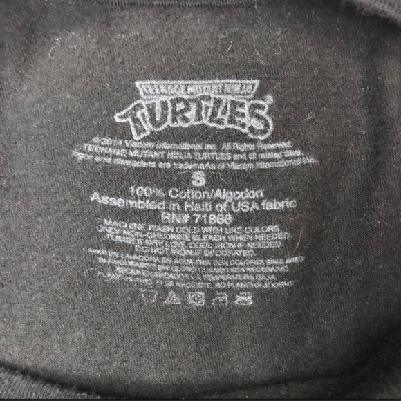 TMNT Black Graphic T Shirt Size Small 90's Retro - Picture 6 of 6